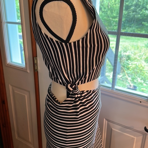 Zara Trafaluc Striped Bodycon 2-piece dress - Picture 2 of 10
